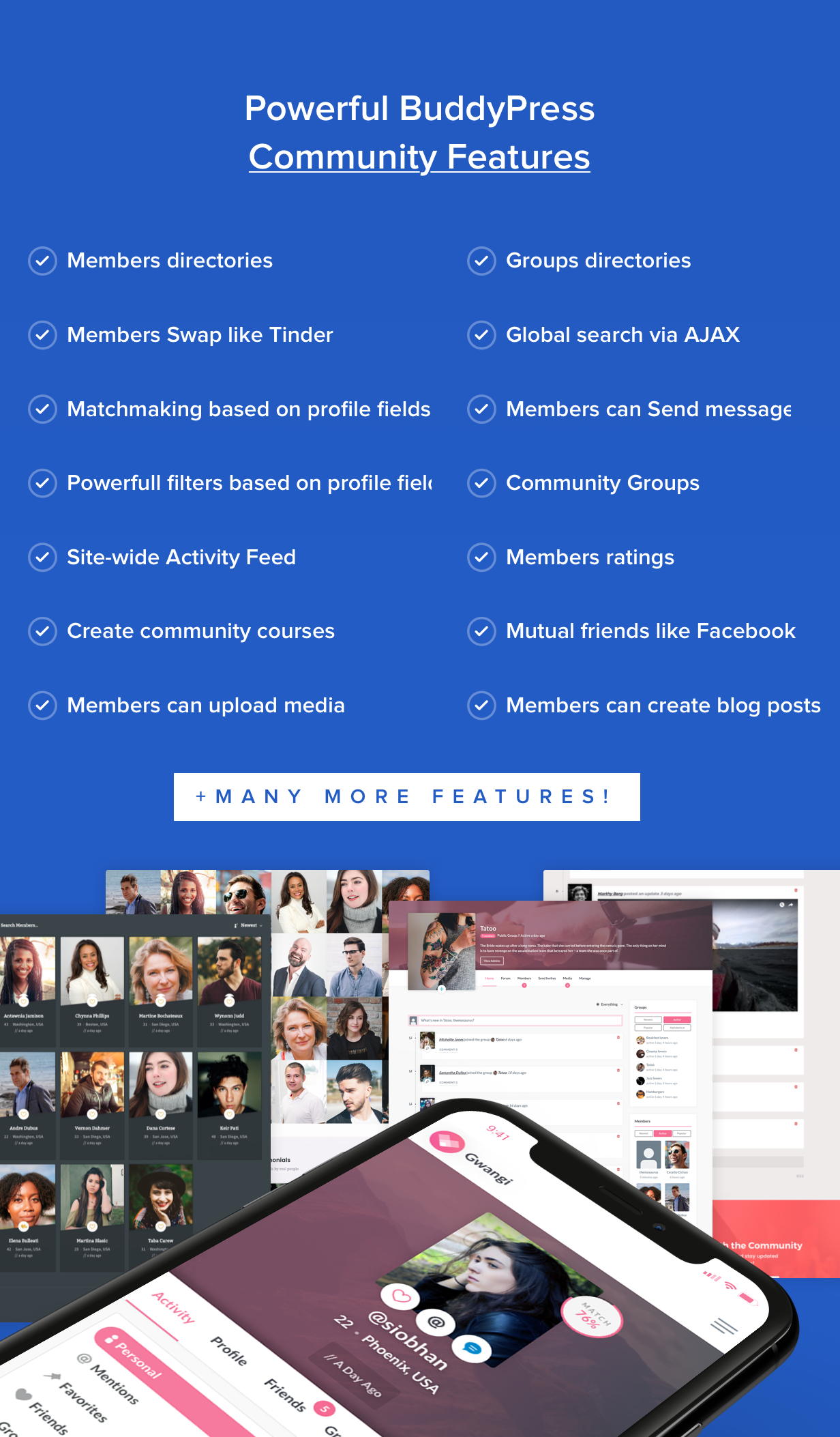 Gwangi – PRO Multi-Purpose Membership, Social Network & BuddyPress Community Theme