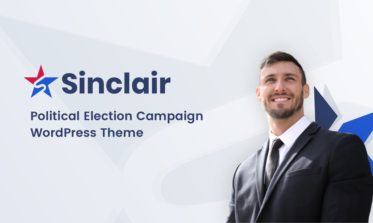 Sinclair - Political & Donations WordPress Theme - 1